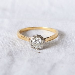 Diamond Ring Tested 18ct Gold