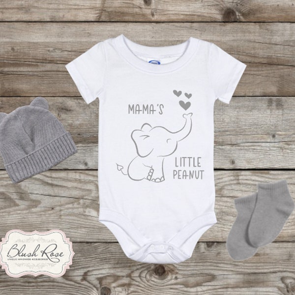 Mama's Daddy's Nana's Little Peanut Onesie Baby Bodysuit