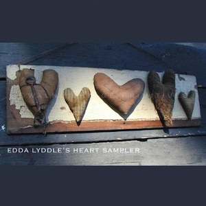Primitive Heart Sampler Sewing Pattern – Edda Lyddle Design PDF