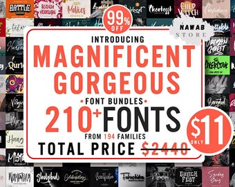 Elegante lettertypebundel: stijlvolle lettertypecollectie