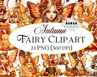 Pastel Fairy Garden Clipart, Little Fairy Png Bundle,Watercolor Fairy Clipart Bundle, Cute Fairies Clipart, Whimsical Fairies Clipart