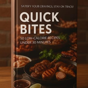 Launch Sale – 20% Off for Limited Time! || Quick Bites – 50 Low-Calorie Recipes Under 30 Minutes | Digital PDF Cookbook