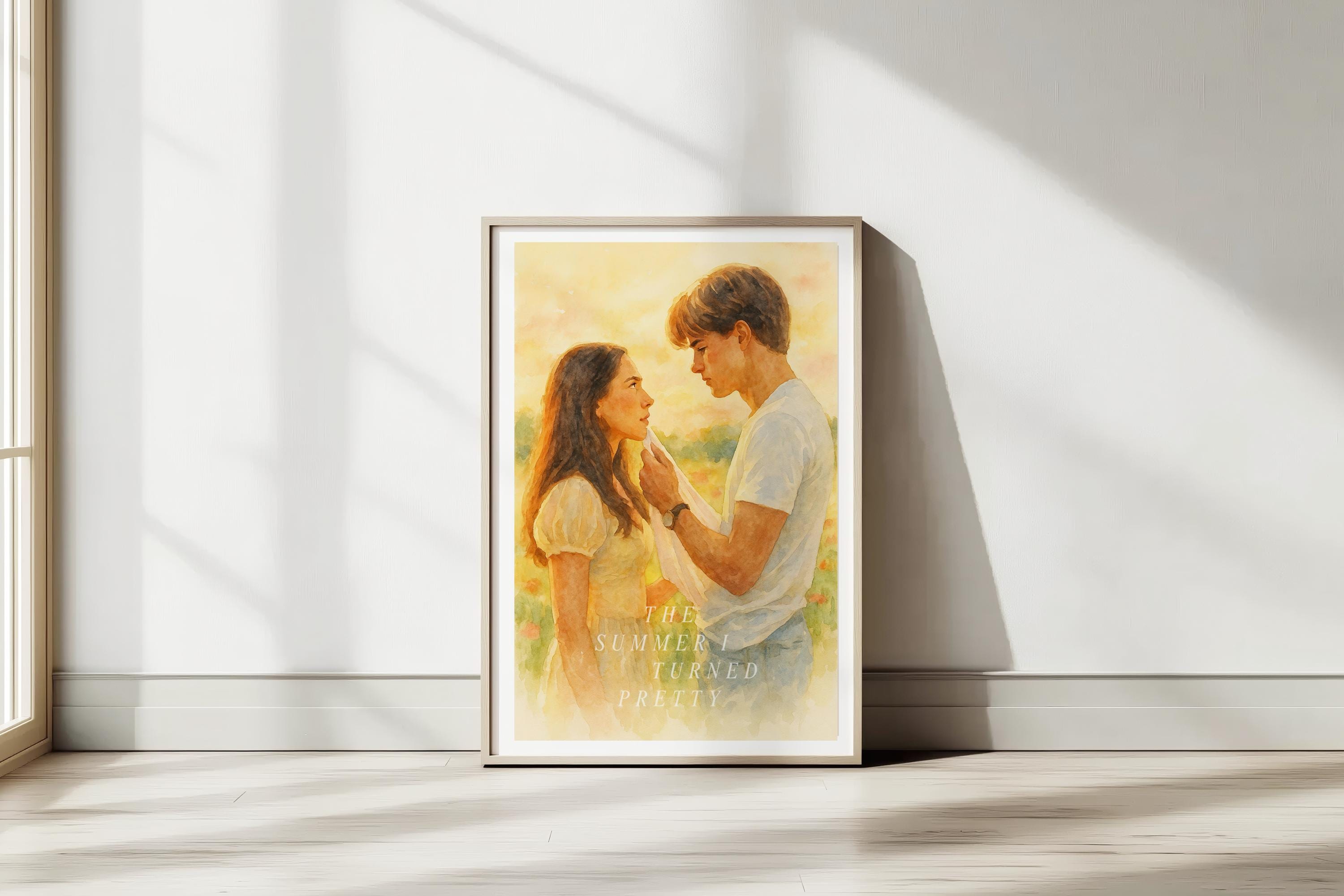 The Summer I Turned Pretty Poster Print | Romantic Watercolor Wall