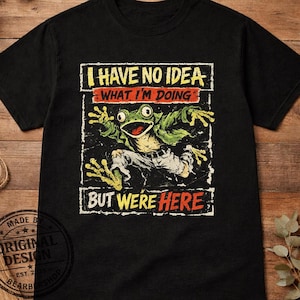 Camiseta divertida de rana, camiseta con meme de rana, rana desquiciada, camiseta de rana rara, regalo para amantes de las ranas