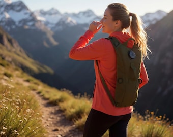 Tactical Hydration Backpack: 3L Water Bladder, Hiking Camping Gear