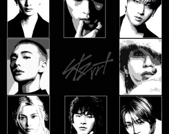Manta Stray Kids feita sob encomenda