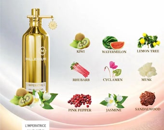 L'Imperatrice Inspired Perfume - Floral Aquatic - Kiwi, Watermelon, Jasmine, Sandalwood - Long-Lasting Eau de Parfum - 100ml
