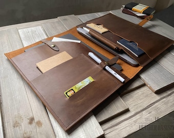 Personalized Leather iPad Case: Custom Sleeve, iPad Pro, Mini, Air