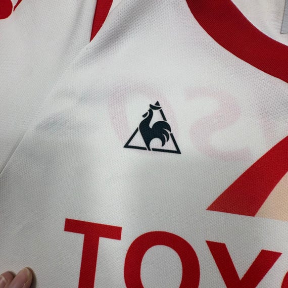 Le Coq Sportif Nagoya Grampus Toyota Soccer Jersey White Red Men M View 6