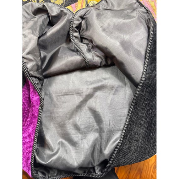 Indigo Moon Patchwork Chenille Jacket Womens M Ar… - image 11