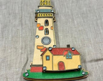 LED DIY Sensory Board Parts — Montessori Wooden Accessories, Educational Toddler Toy Gift