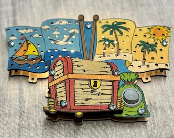 LED DIY Sensory Board Parts — Montessori Wooden Accessories, Educational Toddler Toy Gift