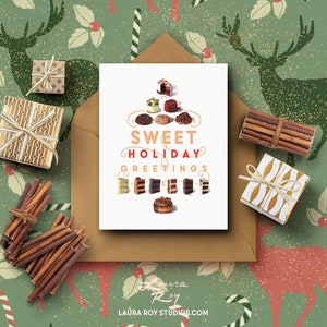 Sweet Treats Holiday Card/Set