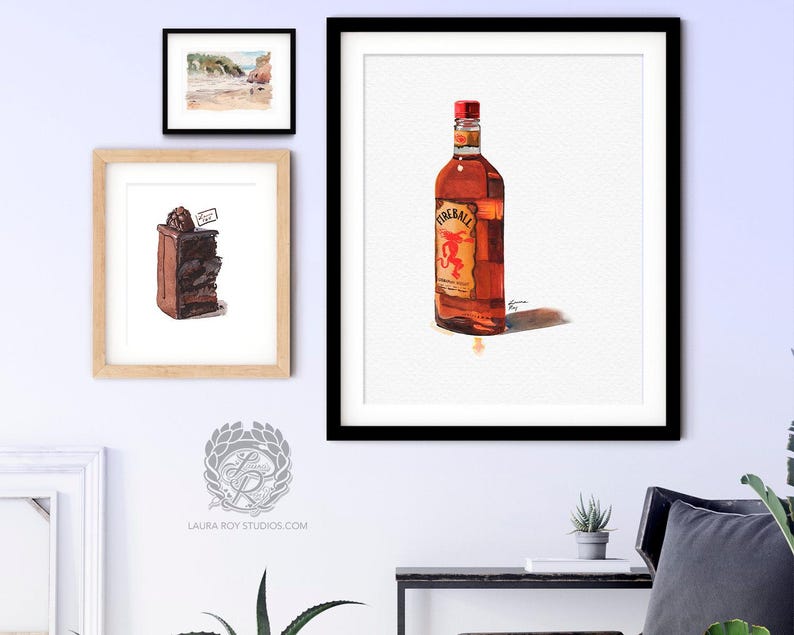 Fireball Watercolor | Giclée Print