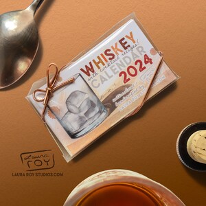 2024 Whiskey Recipes Mini Watercolor Calendar image 8