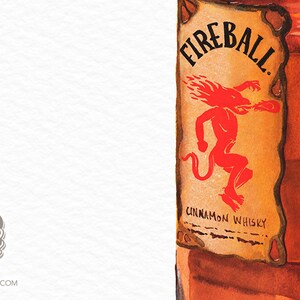 Fireball Watercolor | Giclée Print