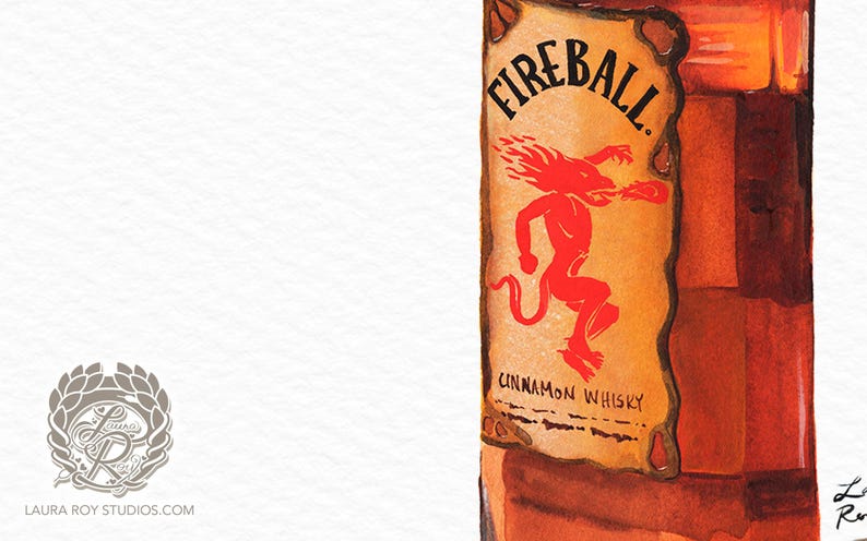 Fireball Watercolor | Giclée Print