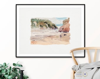 Oregon Coast Watercolor | Giclée Print