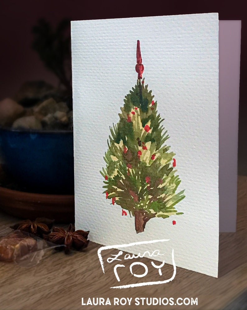 Christmas Tree Holiday Card/Set image 4