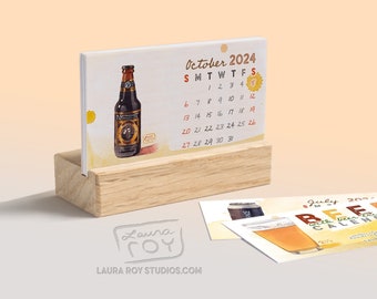 2024 Beer + Trivia Mini Watercolor Calendar