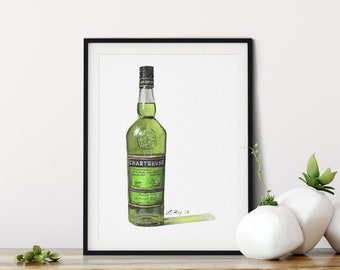 Chartreuse Watercolor | Giclée Print