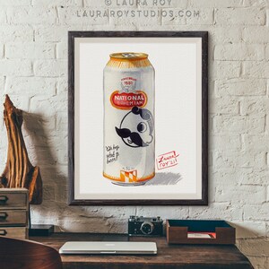 Natty Boh Watercolor | Giclée Print