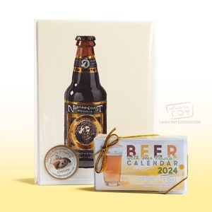 2024 Beer Trivia Mini Watercolor Calendar image 5