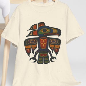 Haida Tlingit Native Thunderbird Totem Tee | Raven, indigenous art, Unisex T-Shirt, Perfect for Festivals
