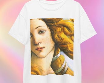 Birth Of Venus T-Shirt, Renaissance Aesthetic, Classic Art T-Shirt, Sandro Botticelli
