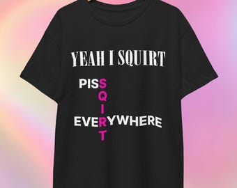 Camiseta de chorros / Camiseta de meme de pis