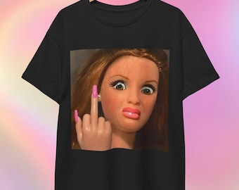 Funny Doll Face Meme T-Shirt