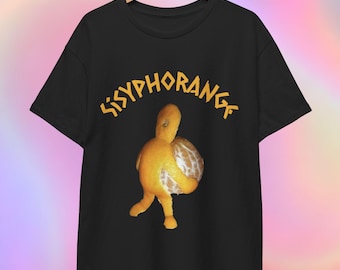 Sisyphorange T-shirt | Sisyphus Filosofie Meme