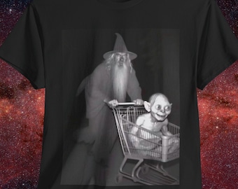 Wizard With Goblin Meme Tee: Funny Tomfoolery T-Shirt