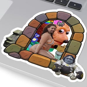 Meme Mashup Sticker | Thiccolas Cage Meme, Winton Meme, Dank meme, Funny Sticker