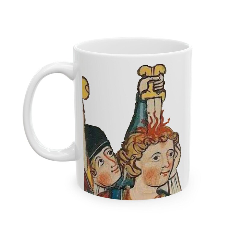 My Head Hurts Mug | Funny Coffe Mug, Medieval Art image 3