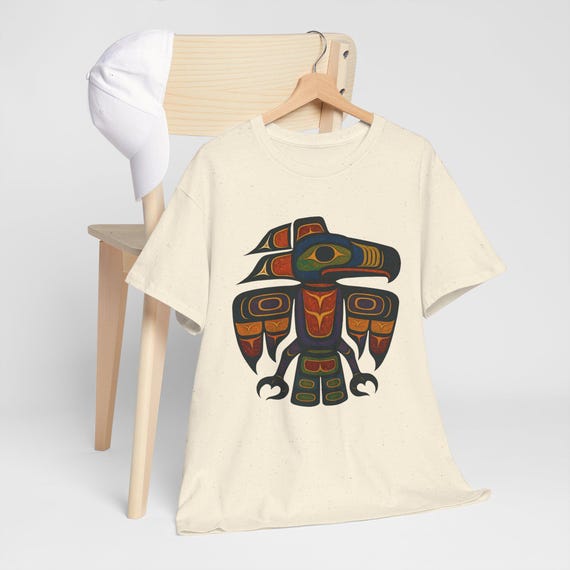 Haida Tlingit Thunderbird Totem Tee: Indigenous Art T-Shirt