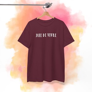 Joie de vivre Shirt | French Word Tee image 4