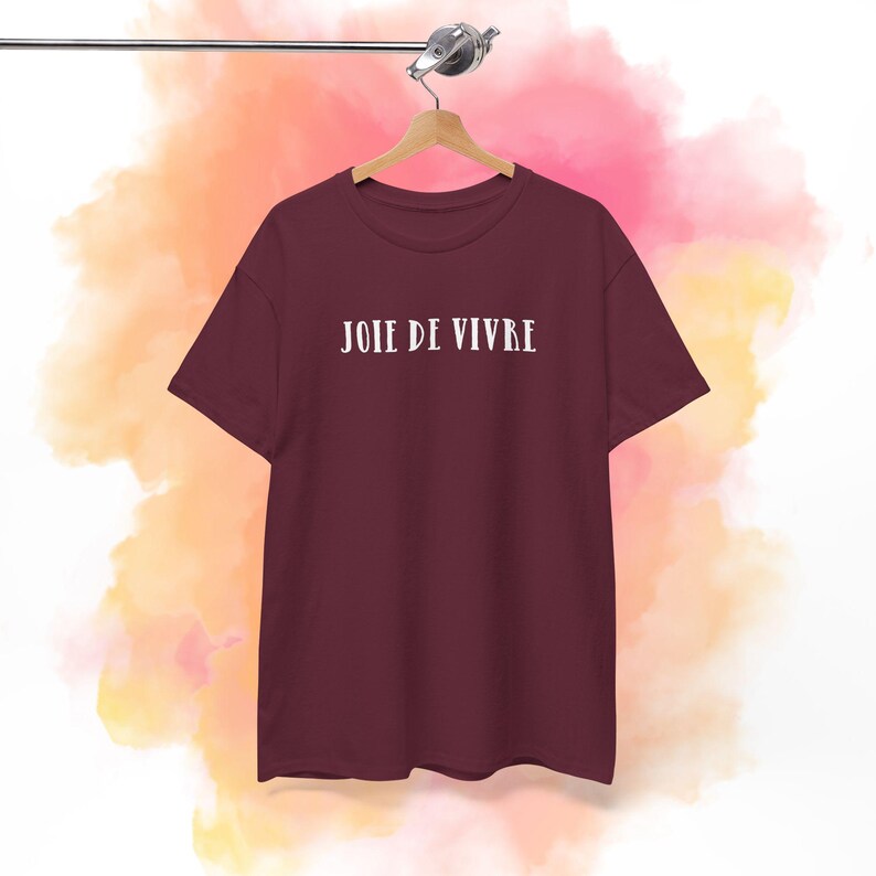 Joie de vivre Shirt | French Word Tee image 4