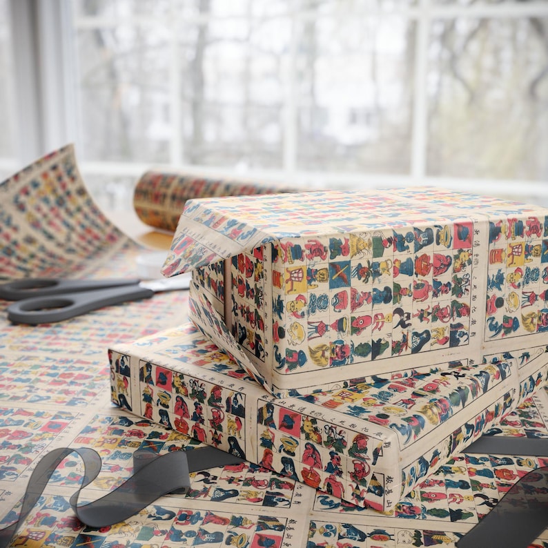 Yokai Gift Wrap | Japanese Art Wrapping Papers image 6