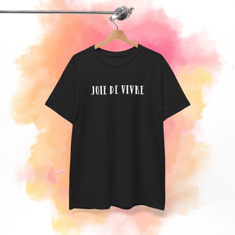 Joie de vivre Shirt | French Word Tee image 3