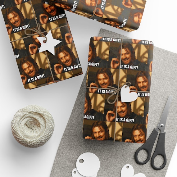 Boromir Meme Wrapping Papers |  Funny Wrapping Paper