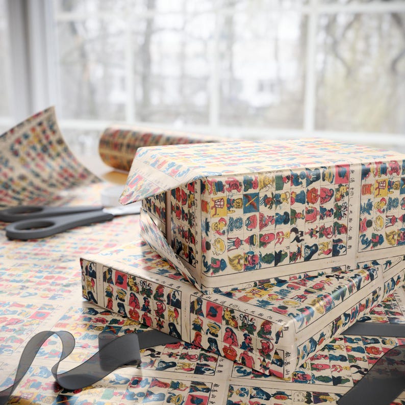 Yokai Gift Wrap | Japanese Art Wrapping Papers image 7