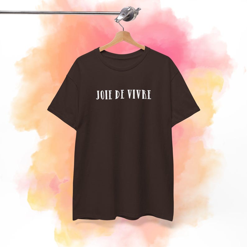 Joie de vivre Shirt | French Word Tee image 5
