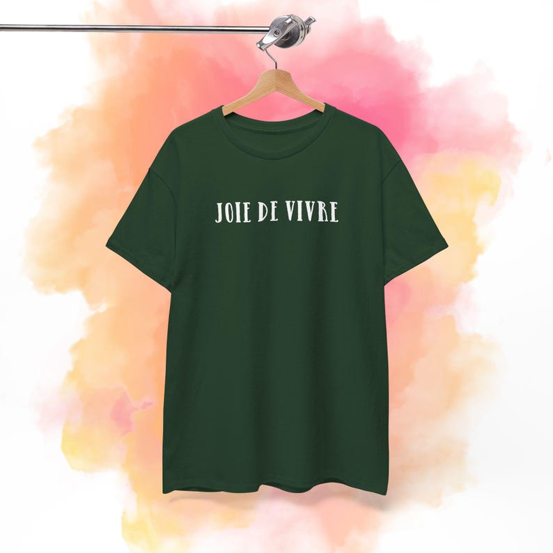 Joie de vivre Shirt | French Word Tee image 7