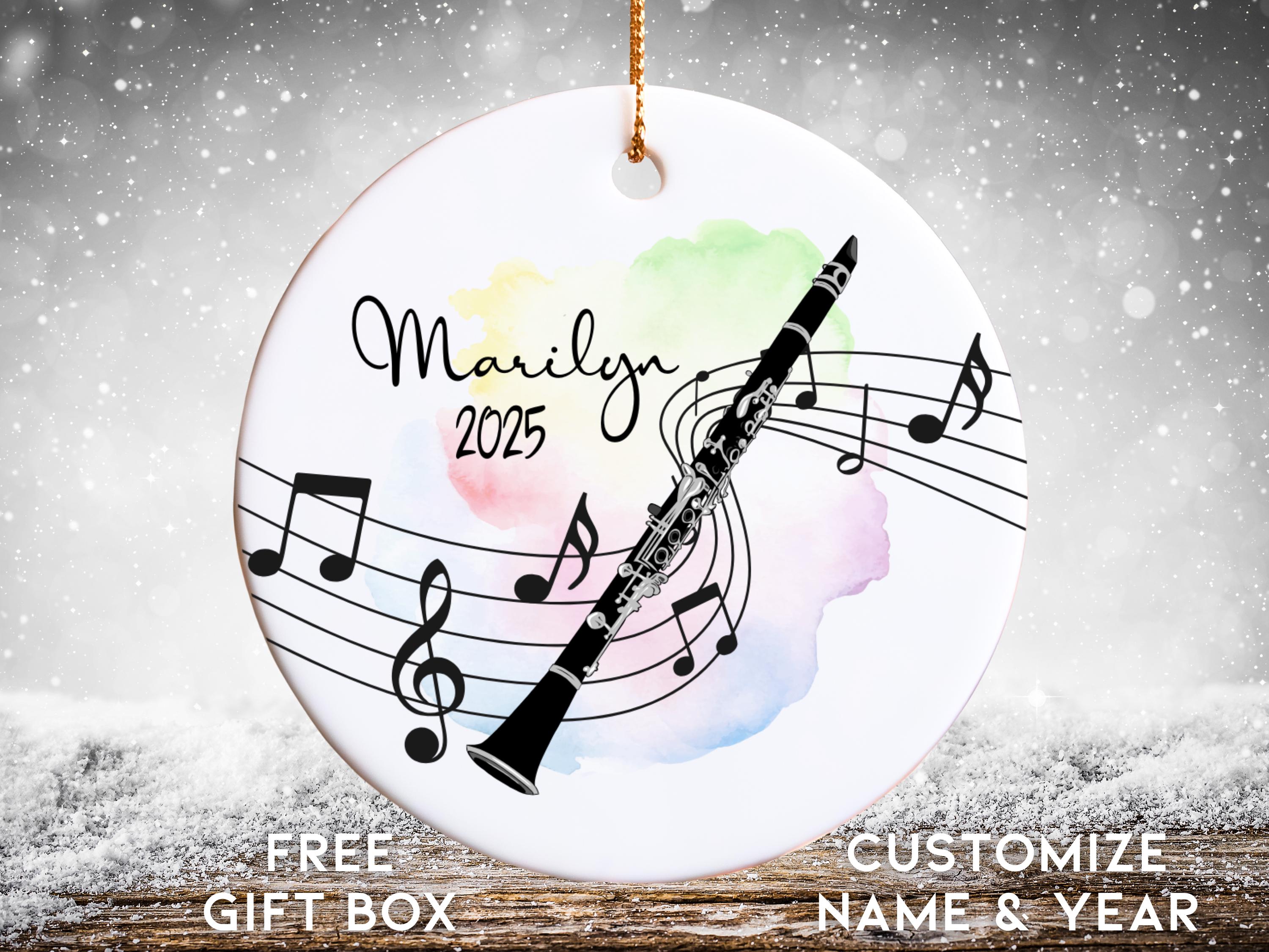 Clarinet Earrings - Music Instrument Jewelry For Teachers & Students