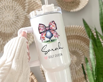 Golf Girl Tumbler, Golf Queen Gift, Golf Lover Gift for Her, Custom Golf Queen Cup, Women’s Golf Tumbler, Golf Accessories, Golf Mom Gift