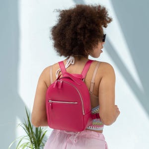 Convertible Leather Backpack - Versatile and Practical Design