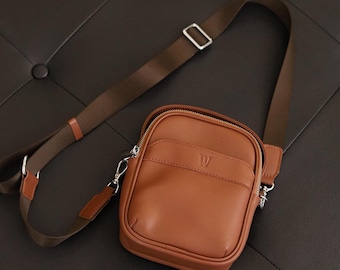 Bruine schoudertas | Veelzijdige crossbodytas voor dagelijks gebruik