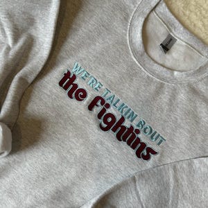 Phillies Sweater / Phillies Embroidered Sweater / Appliqué Embroidery / Go Phils / Phanatic