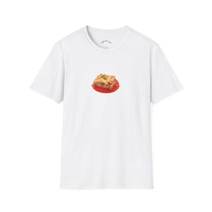 Lasagne Lover T-Shirt: Lustiges Foodie T-Shirt, Unisex Softstyle Baumwolle
